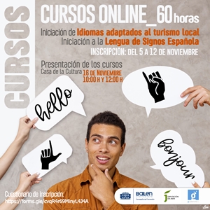 EL LUNES SE PRESENTARÁN LOS CURSOS DE “IDIOMAS ADAPTADOS AL TURISMO” Y “LENGUA DE SIGNOS”