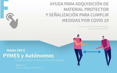 APROBADAS LAS SUBVENCIONES PARA ADQUISICIÓN DE MATERIAL PROTECTOR Y SEÑALIZACIÓN PARA CUMPLIR MEDIDAS POR COVID 19