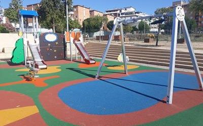 CONCLUYEN LAS OBRAS DEL PARQUE INFANTIL EN LA PLAZA ANTONIO MALPESA