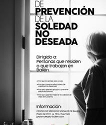 EL AYUNTAMIENTO RETOMA EL PROGRAMA DE PREVENCIÓN A LA SOLEDAD NO DESEADA