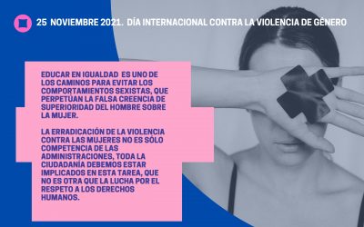 Amplio programa de actividades para conmemorar el Día Internacional contra la Violencia hacia las Mujeres