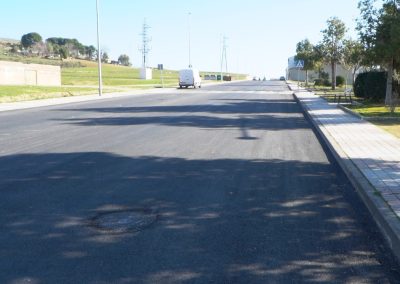 Obras y asfaltado de calles de Bailén
