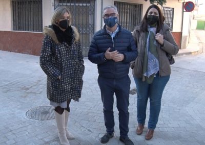 Obras y asfaltado de calles de Bailén