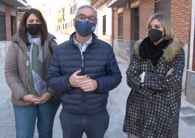 Obras y asfaltado de calles de Bailén