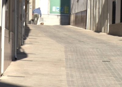 Obras y asfaltado de calles de Bailén