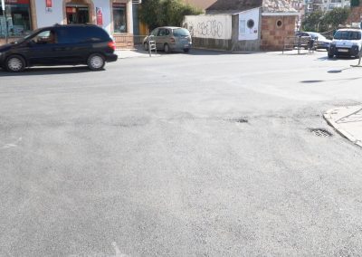 Obras y asfaltado de calles de Bailén