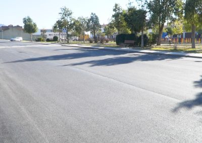 Obras y asfaltado de calles de Bailén