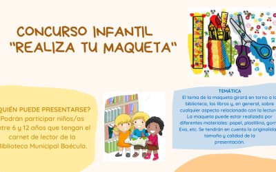 La Biblioteca Municipal Baécula pone en marcha un concurso infantil de maquetas