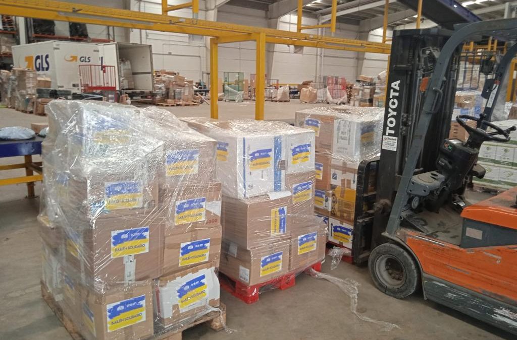 Segundo envío de material humanitario para Ucrania