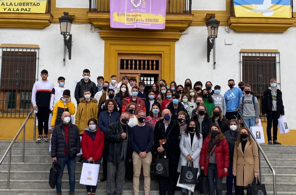 Recepción en el Ayuntamiento a los alumnos de intercambio dentro del programa Erasmus+