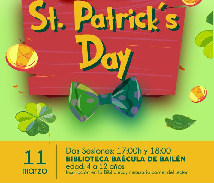 Taller con motivo del Saint Patrick’s Day en la Biblioteca Municipal