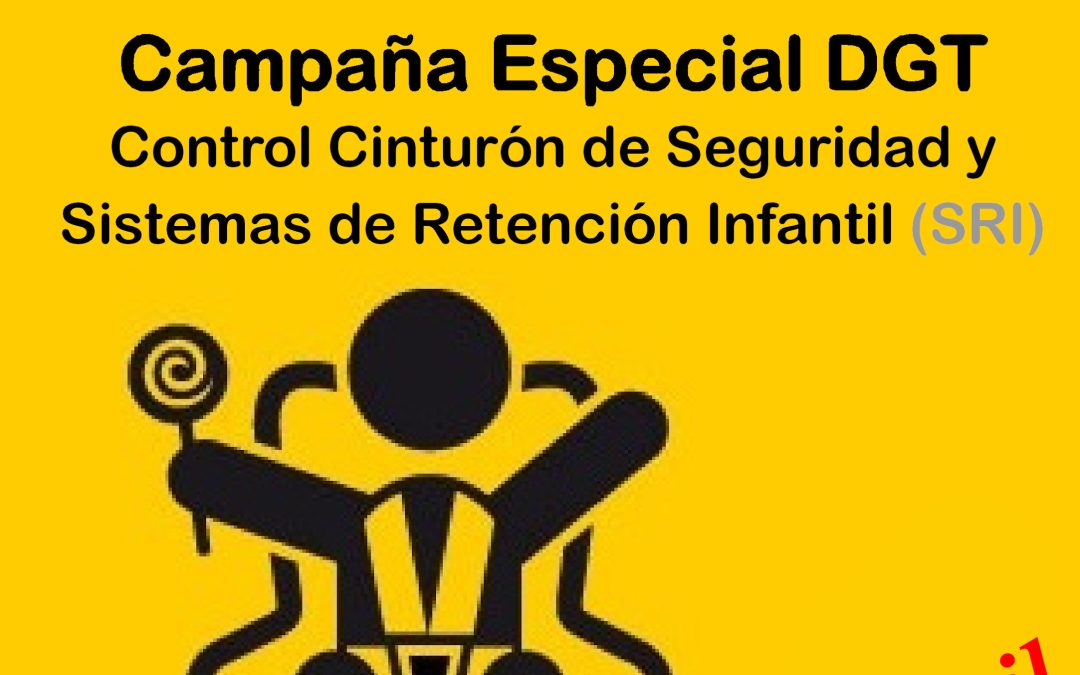 Campaña de control de uso del cinturón de seguridad y S.R.I. en Bailén