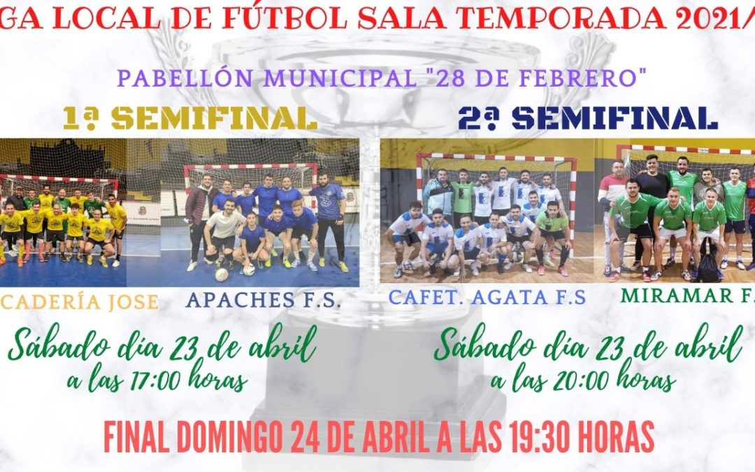 El fin de semana se disputa la fase final de la liga local de fútbol sala