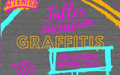 Juventud organiza un taller de iniciación al graffiti