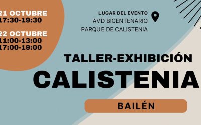 Juventud pone en marcha un Taller de Calistenia y abre plazo para realizar las inscripciones