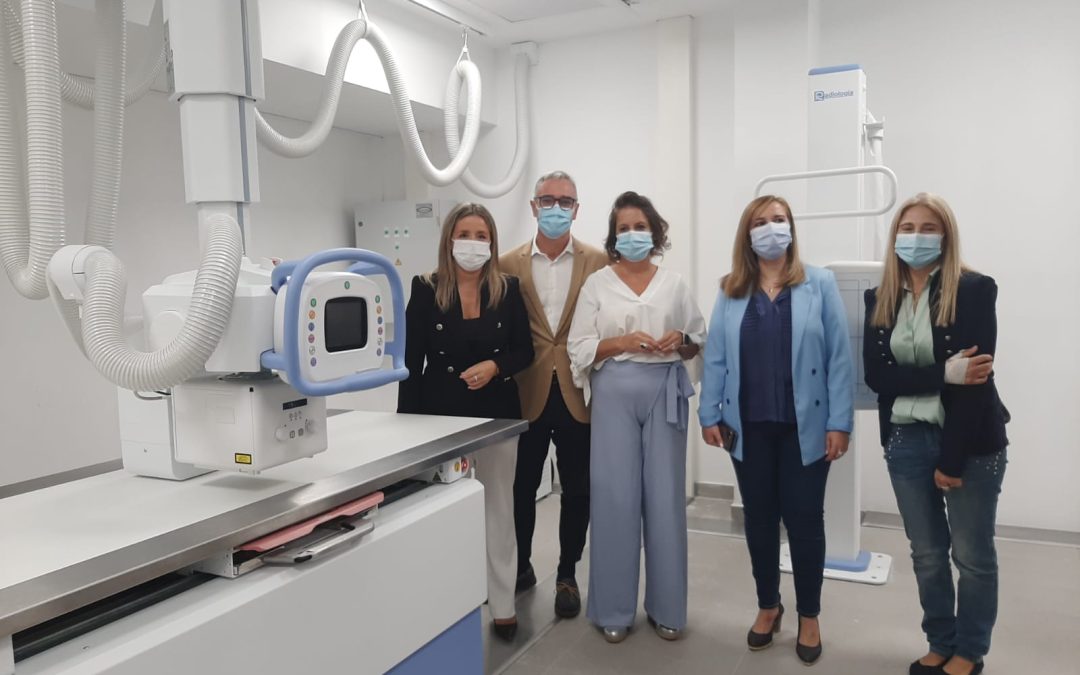 La Consejera de Salud visita la nueva unidad de radiología de Bailén que entra en servicio la próxima semana