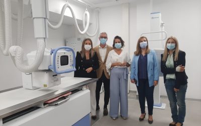 La Consejera de Salud visita la nueva unidad de radiología de Bailén que entra en servicio la próxima semana