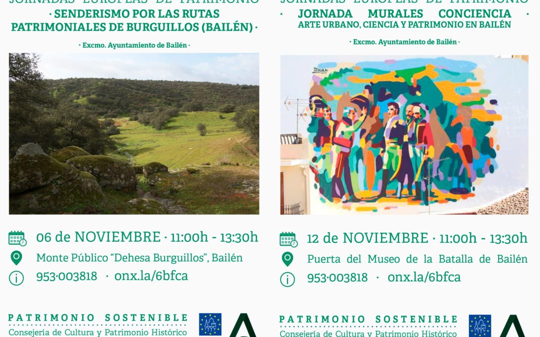 Bailén se suma con dos actividades a las Jornadas Europeas de Patrimonio