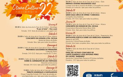 Programación del Otoño Cultural 2022 para el mes de noviembre
