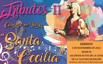 Concierto de la Banda de Música de Bailén con motivo de Santa Cecilia