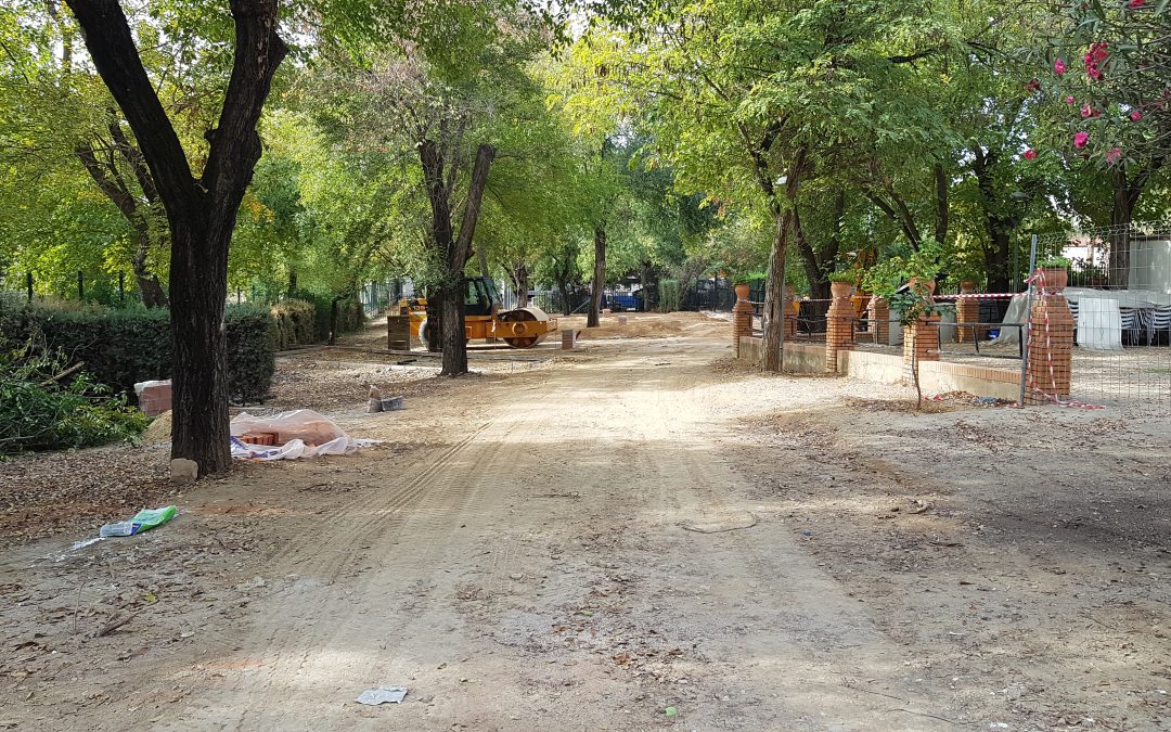 Ya están en marcha las obras para construir un área para autocaravanas en Bailén