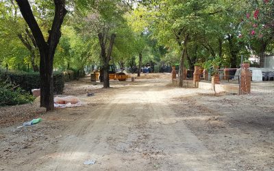 Ya están en marcha las obras para construir un área para autocaravanas en Bailén