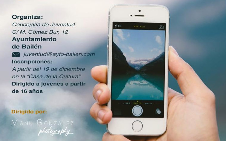 Ya se pueden realizar las inscripciones al curso de fotografía profesional con el móvil