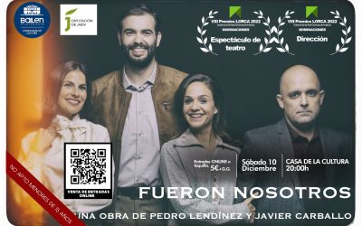 El bailenenses Pedro Lendínez presenta su espectáculo “Fueron nosotros” en la Casa de la Cultura