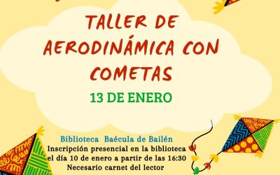 Taller de aerodinámica con cometas para edades de 4 a 6 años