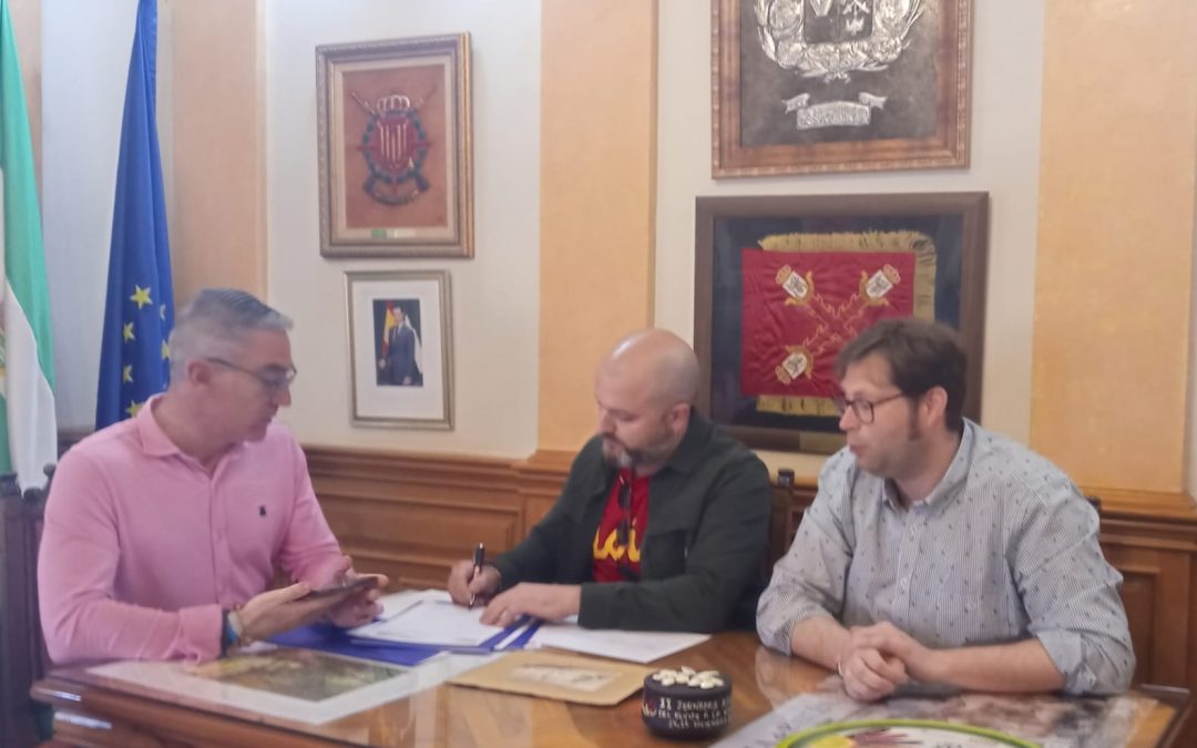 Donación al ayuntamiento de una acuarela del s. XIX del Castillo de Bailén