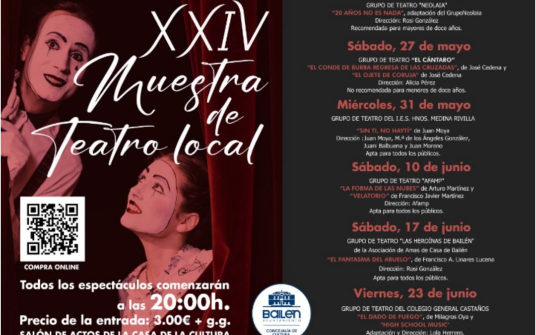 Comienza la XXIV Muestra de Teatro Local de Bailén