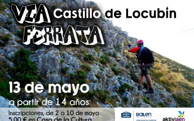 Abierto el plazo de inscripciones para Vía Ferrata en Castillo de Locubín