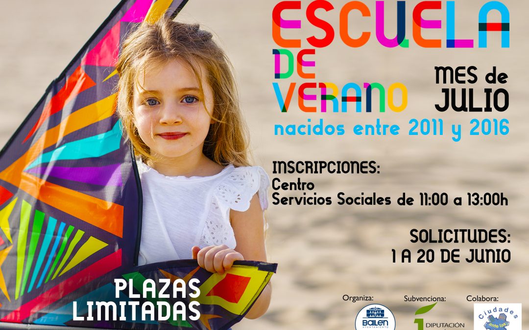 La Escuela de Verano de Bailén se centra este año en la inclusión y los hábitos saludables
