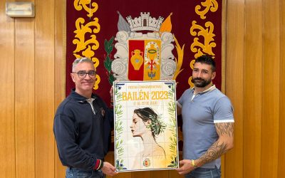 La obra “Arraigo” ganadora del cartel de Fiestas de Bailén