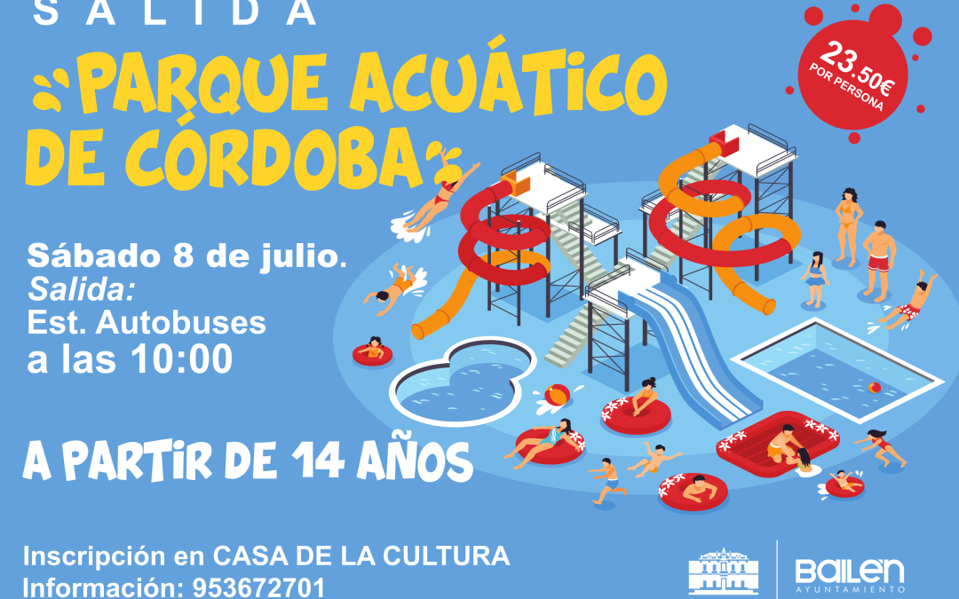 Viaje desde Bailén al Parque acuático de Aqua Sierra