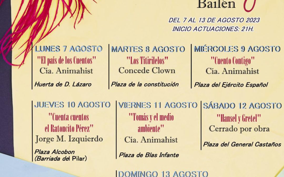 LA II SEMANA DE TEATRO VERANIEGO SE INICIA EL 7 DE AGOSTO