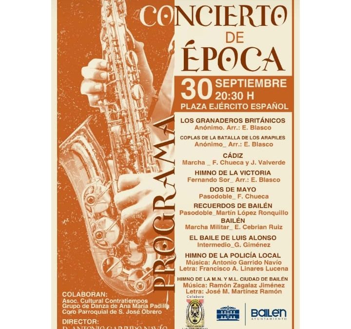 El “Concierto de Época” inicia los actos de la Recreación de la Batalla de Baylén 2023