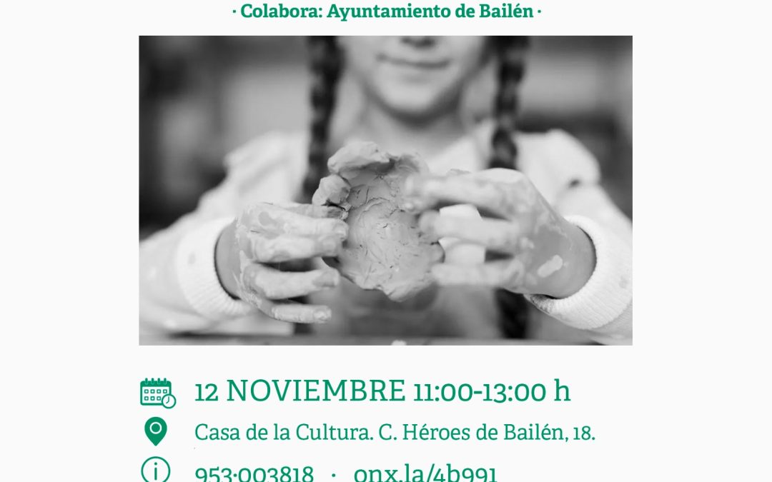 Taller de cerámica infantil en las Jornadas Europeas de “Patrimonio Vivo” en Bailén
