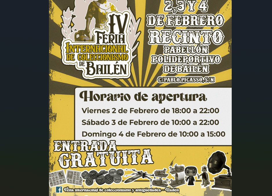IV Feria Internacional de Coleccionismo de Bailén