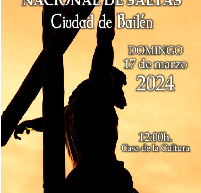 Abierto el plazo para participar en el XXXVIII Concurso Nacional de Saetas “Ciudad de Bailén”