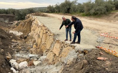 Culminan las obras de adecuación de emergencia del camino del Remolinillo