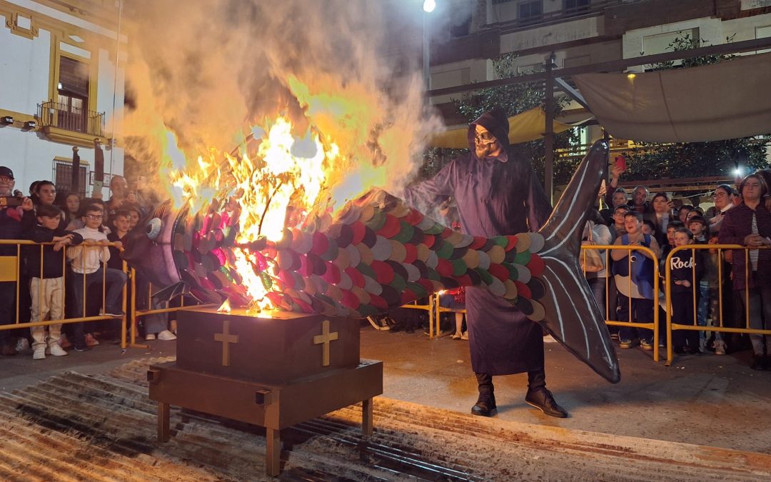 Multitudinario Entierro de la Sardina en Bailén