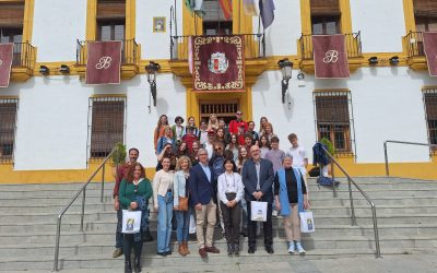 El Alcalde de Bailén recibe a 24 estudiantes franceses de intercambio procedentes del I.E.S.  Hermanos Medina Rivilla