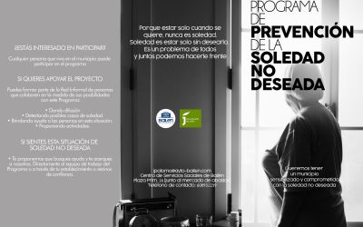 Continua el Programa de Prevención de la Soledad No Deseada por cuarto año consecutivo