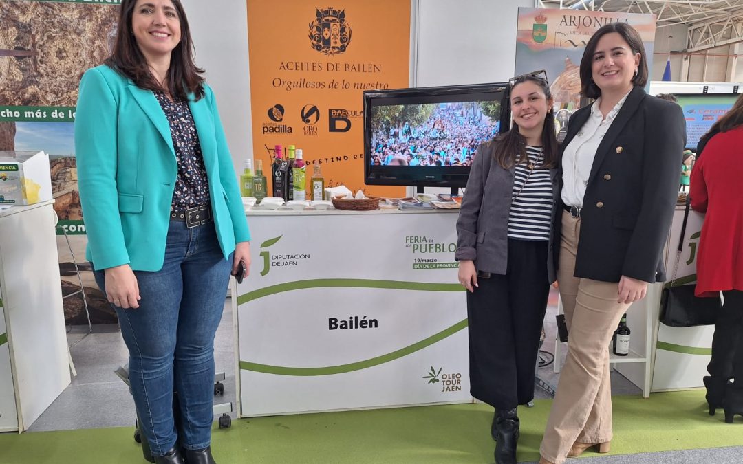 Bailén se presenta como destino de oleo turismo en la Feria de los Pueblos