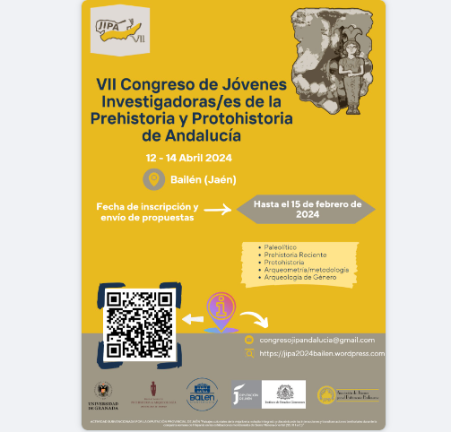 El VII Congreso de Jóvenes Investigadores de la Prehistoria y Protohistoria de Andalucía se celebrará en Bailén
