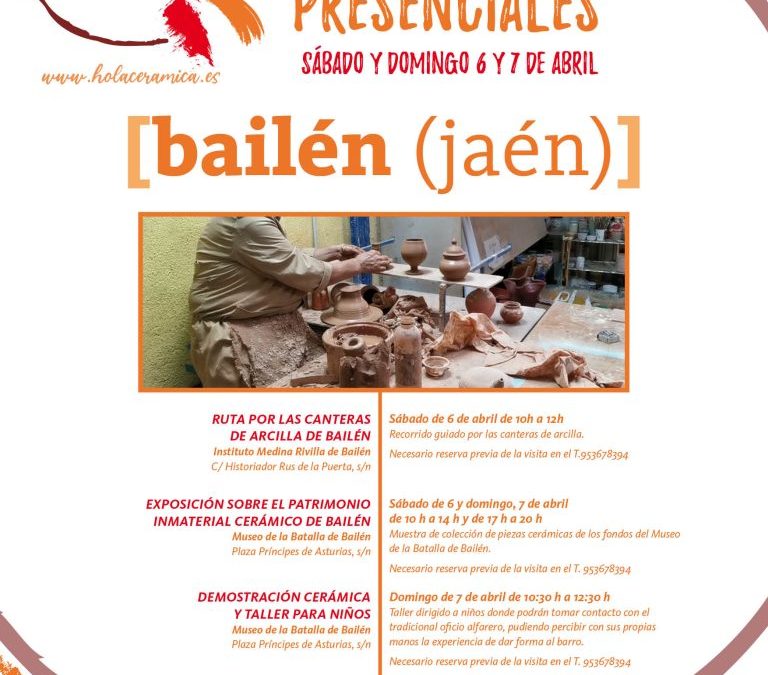 Llega a Bailén Hola Cerámica para visibilizar la alfarería como un atractivo patrimonial y turístico