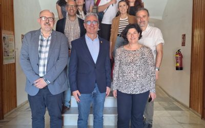 El Alcalde recibe a estudiantes italianos de visita en Bailén