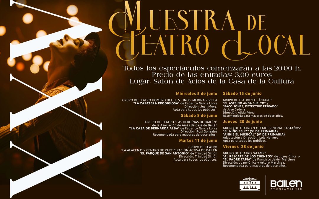Comienza la XXV edición de la Muestra de Teatro Local