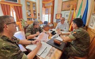 El Regimiento de de Infantería La Reina visita Bailén para concretar aspectos organizativos de las Fiestas Conmemorativas